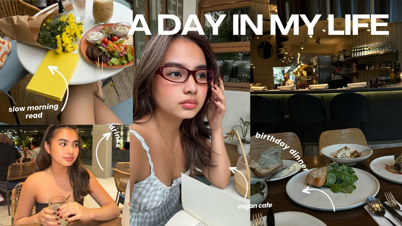 BIRTHDAY VLOG | Makati slow morning read, fave dinner spot, cocktails