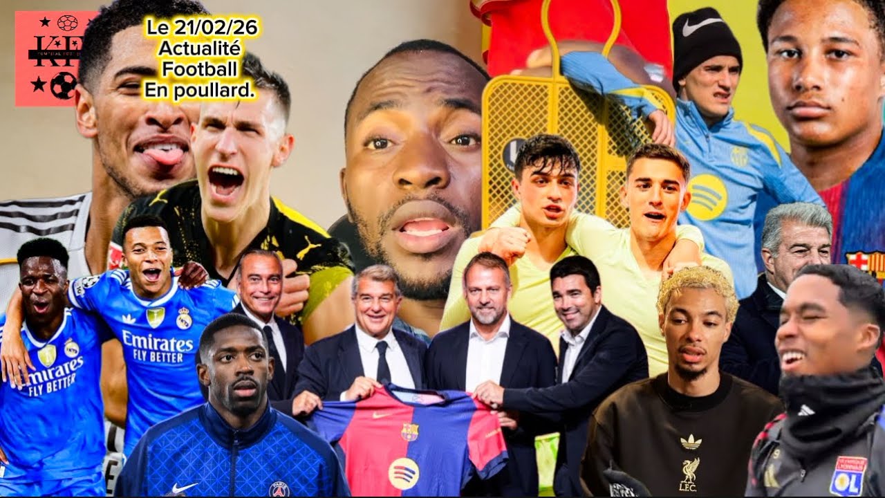 Actualité football en poullard Real  que des Bonnes nouvelles Côté Barça etc. 