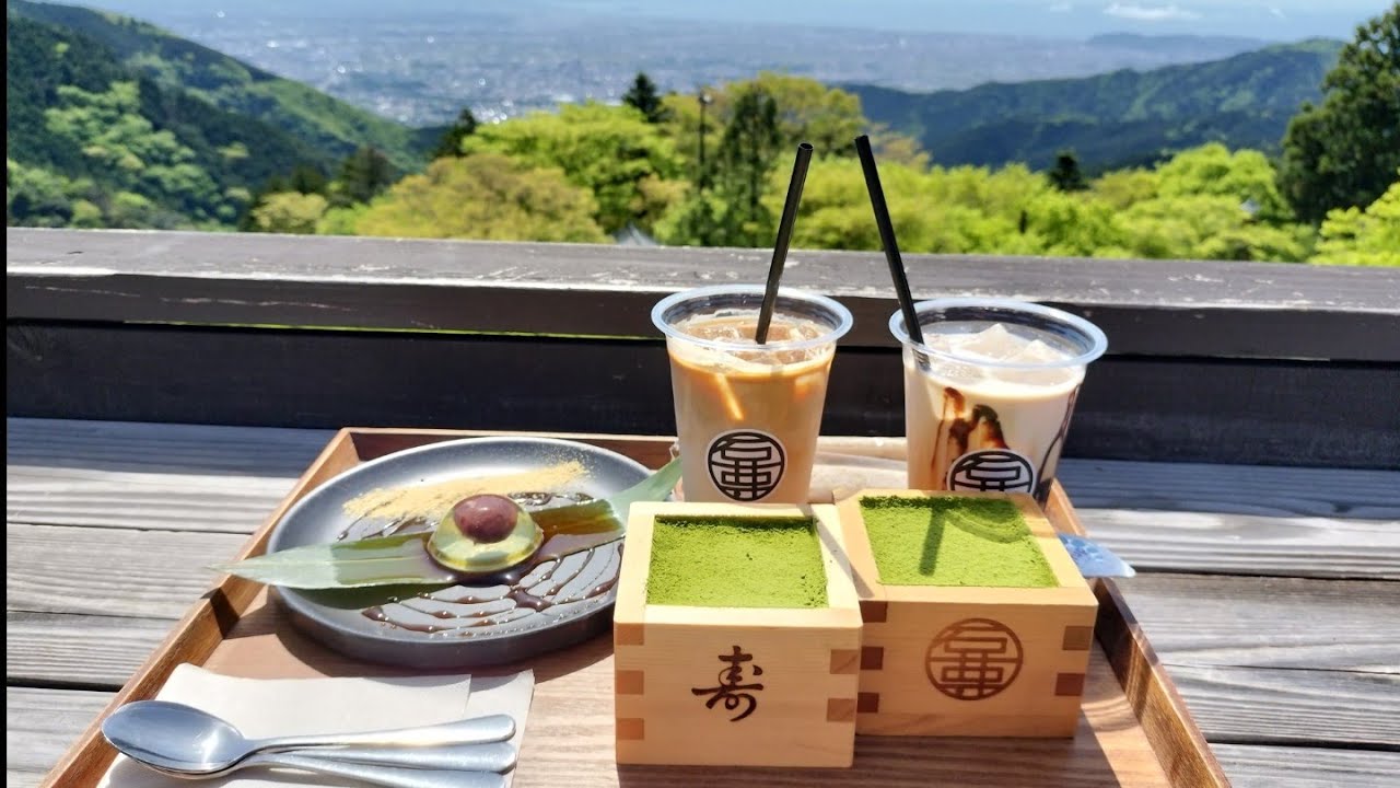 大山阿夫利神社とカフェ☕