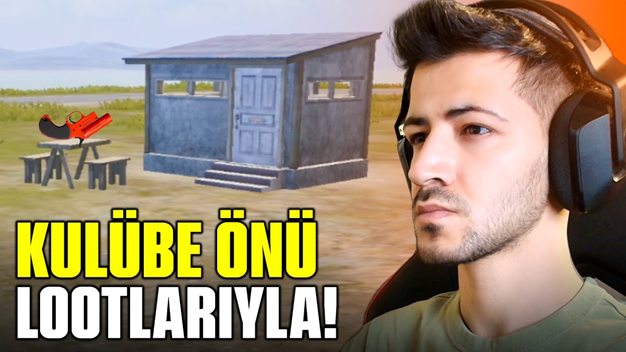 KULÜBE ÖNÜNDEKİ MASA LOOTLARIYLA WİN ALMAK? Pubg mobile