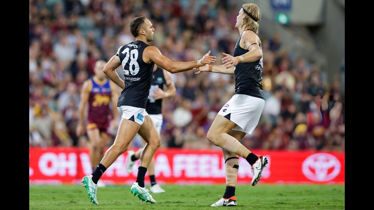 David Cuningham - AFL Opening Round 2024 Highlights - Carlton @ Brisbane