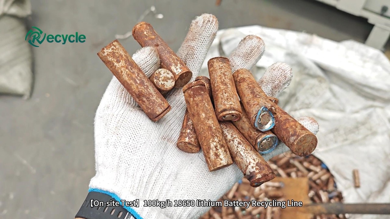 100kg/h Lithium Battery Recycling Line | Malaysia Customer On-site Testing