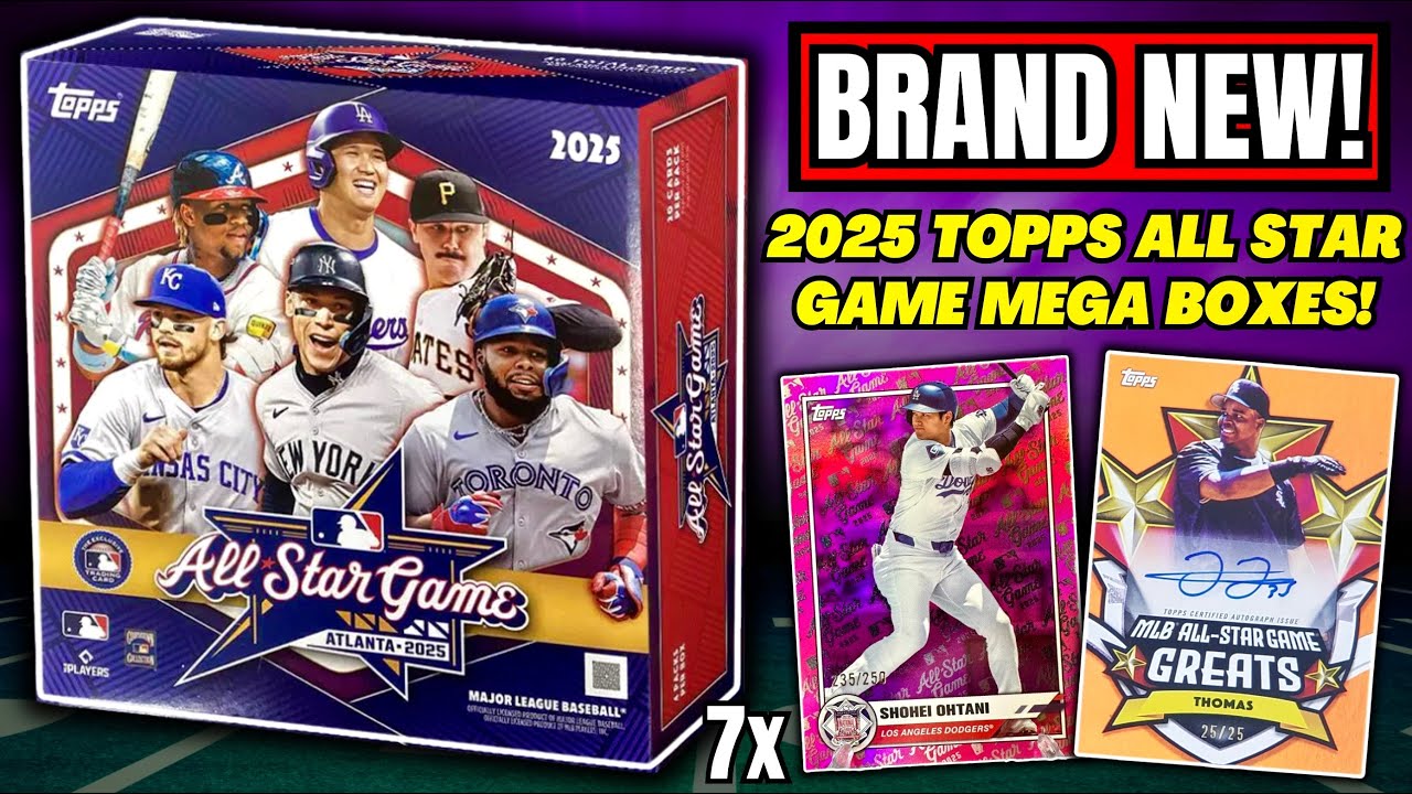 *INSANE AUTO PULL!🤯 2025 TOPPS ALL STAR GAME BASEBALL MEGA BOX REVIEW!⚾️