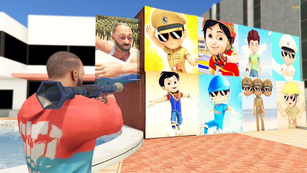 FRANKLIN OPEN ALL LITTLE SINGHAM CONTAINERS IN INDIAN BIKE DRIVING 3D