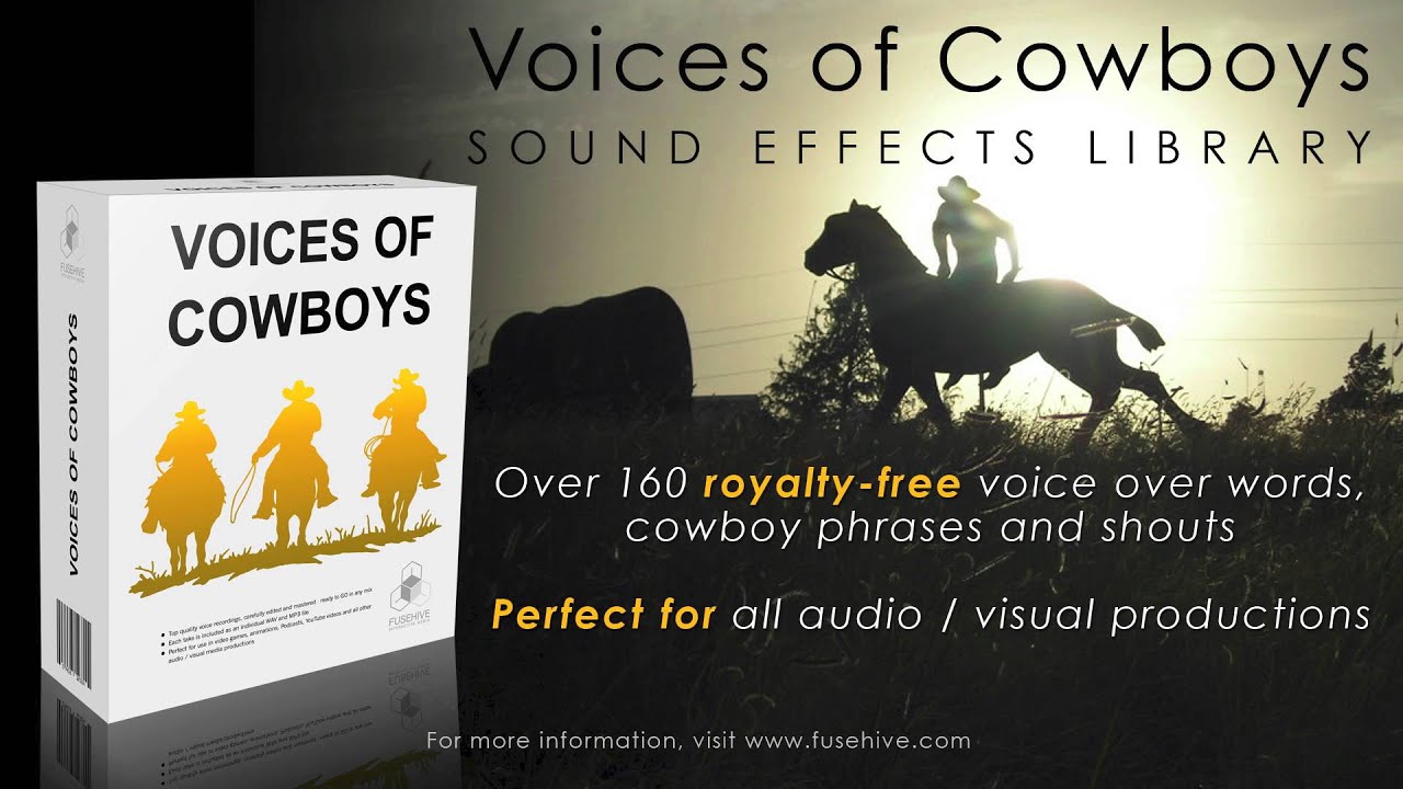 Voices of Cowboys - Sound Effects Library