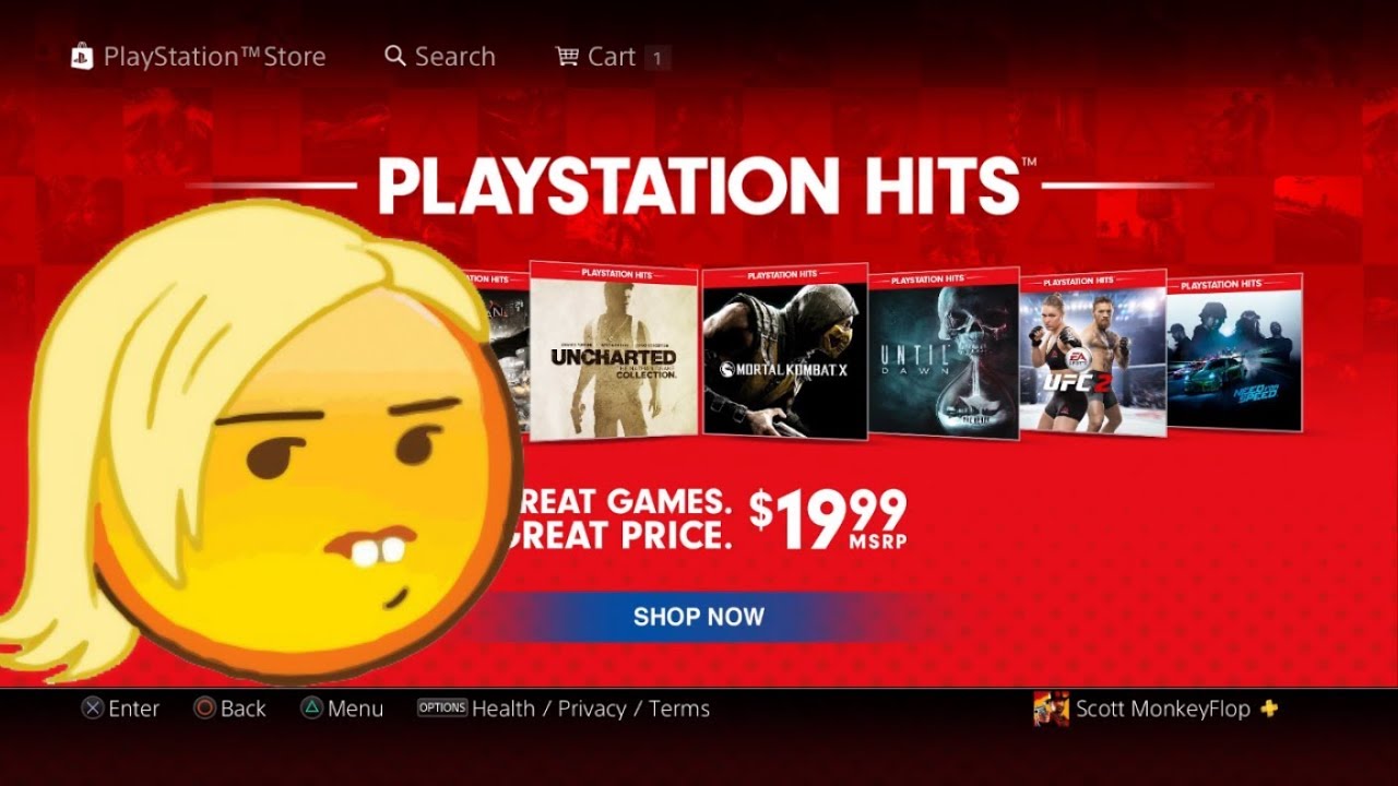 PS4 Greatest Hits Games 