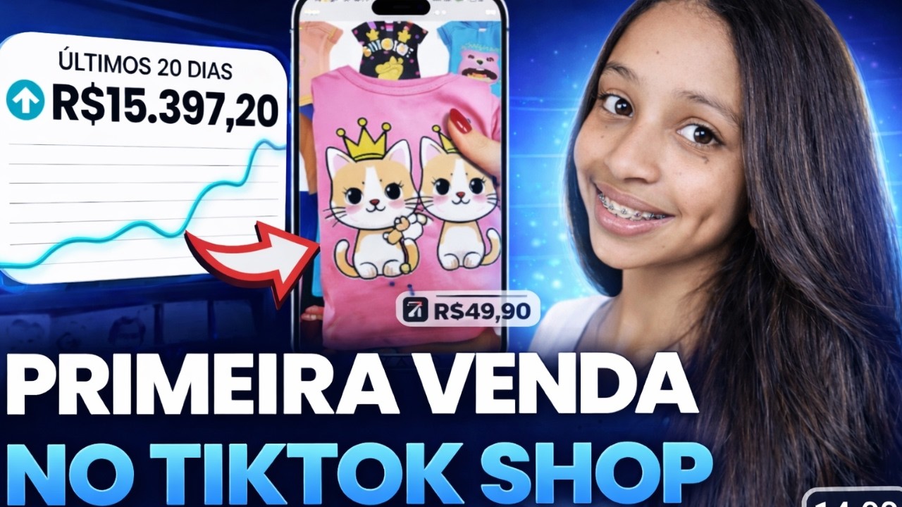 🤯 VENDENDO ROUPAS SEM APARECER usando IA 100% GRATUITA e ILIMITADA (TikTok Shop)