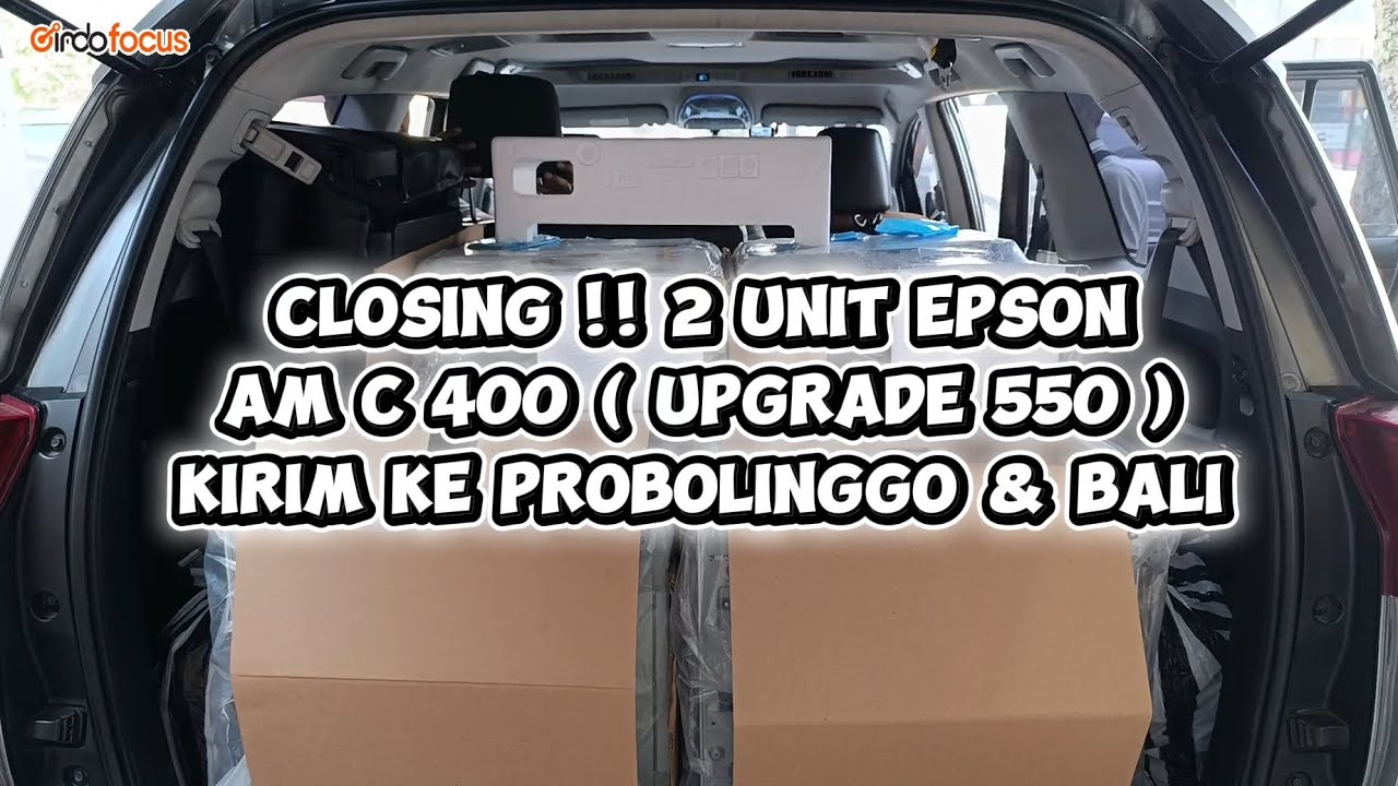 CLOSING !! 2 UNIT EPSON AM C400 ( UPGRADE 550 ) KIRIM KE PROBOLINGGO & BALI 