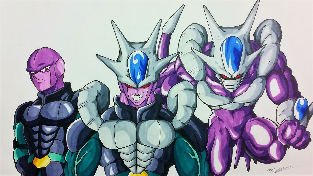 Drawing COOLHIT | Hit & Cooler FUSION | Dragonball Z & Super | TolgArt