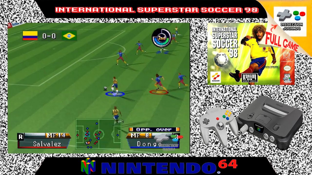 International Superstar Soccer 98 - Nintendo 64 [International Cup] [Longplay]