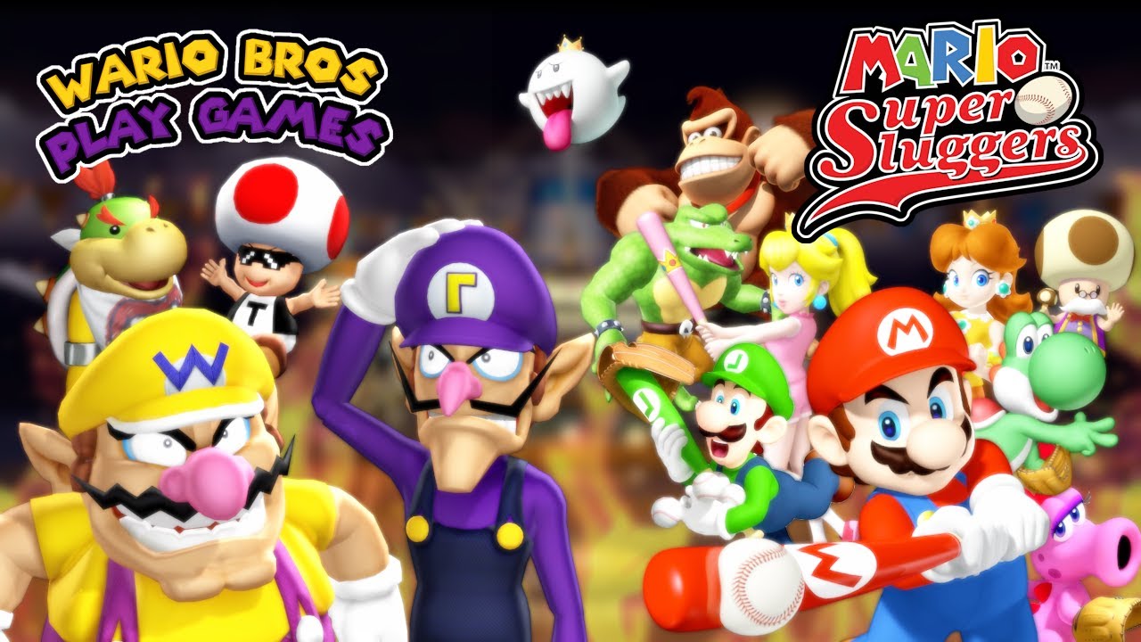 Wario Bros Play Games: Mario Super Sluggers (Wii) #5