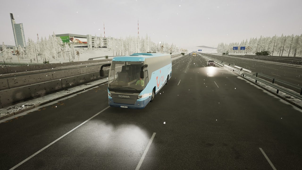 FRA Frankfurt airport - Wurzburg | Scania Touring | Fernbus Coach Sim