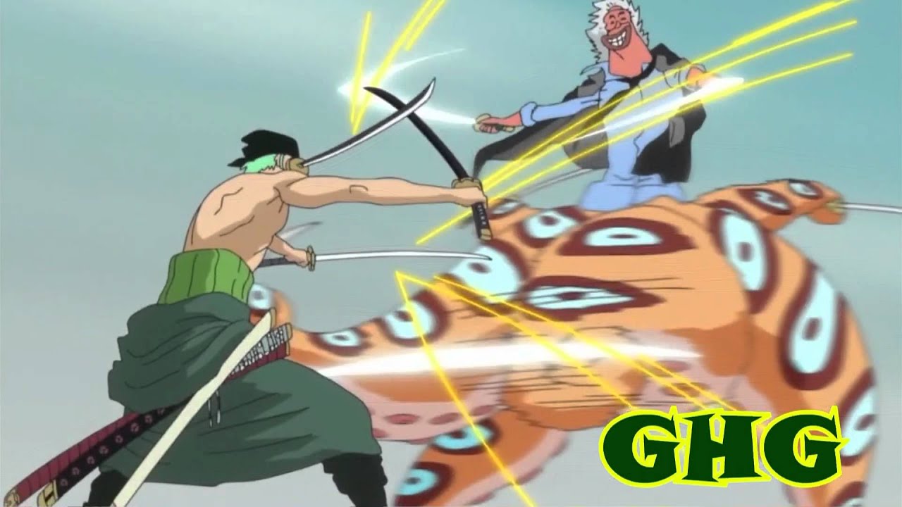 One Piece AMV Roronoa Zoro vs  Random Gyogin & Hyouzou (We´re all to  Blame Sum 41) Complete Fight