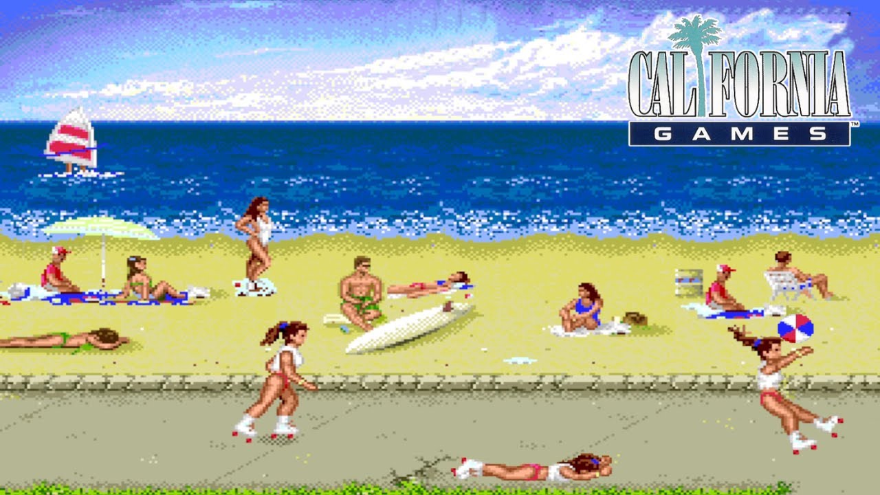 CALIFORNIA GAMES #04 - PATINS (SKATING)
