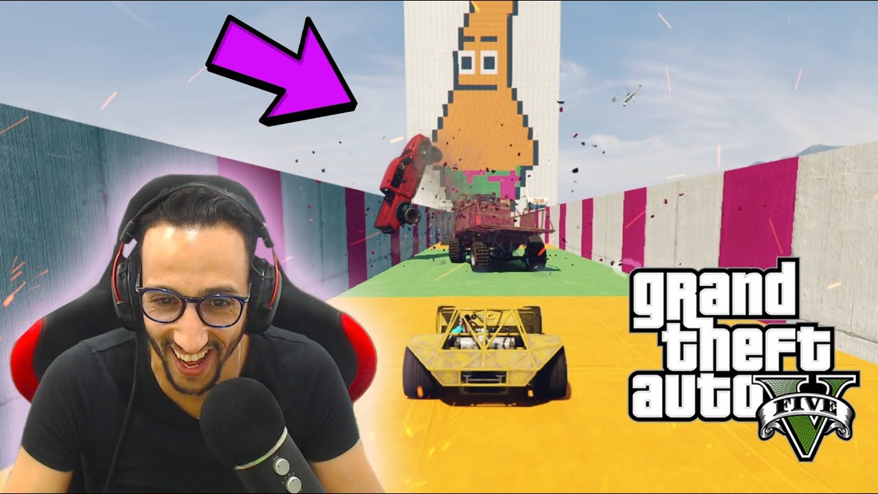 قراند 5😍وجه لوجه نار وشرار مع المتهورين🔥 Grand Theft Auto V FACE TO FACE Parkour