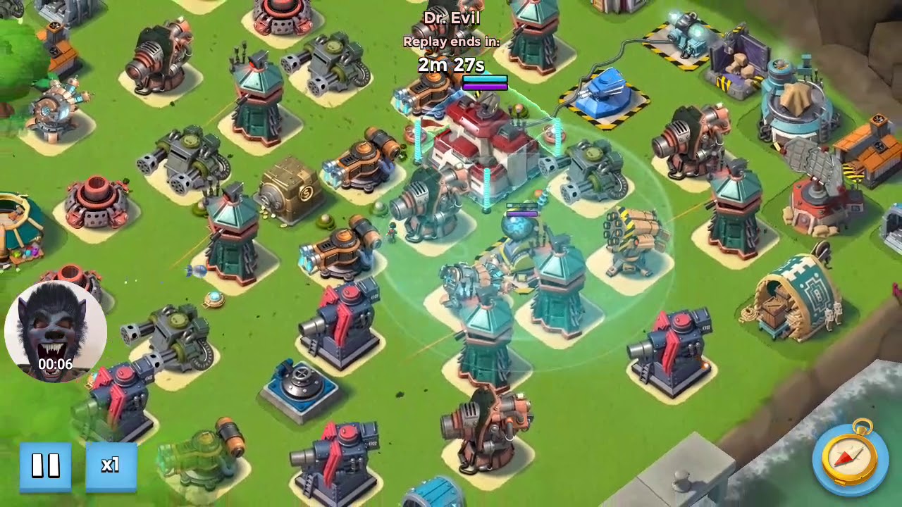 BoomBeach Sky Shield level 3 proto take down 10/04/18