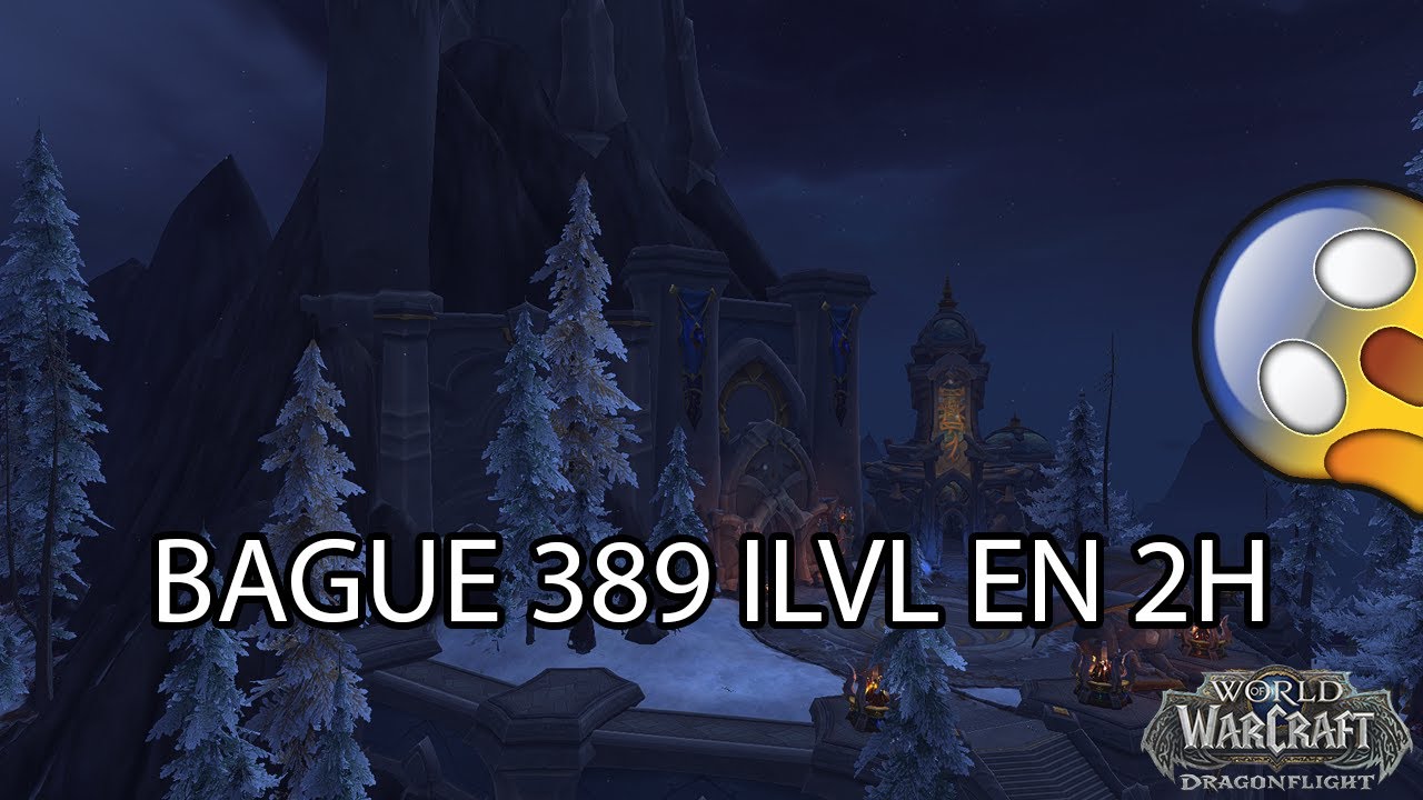 Bague 389 ILVL en 2h - R&eacute;putation Assembl&eacute;e de cobalt