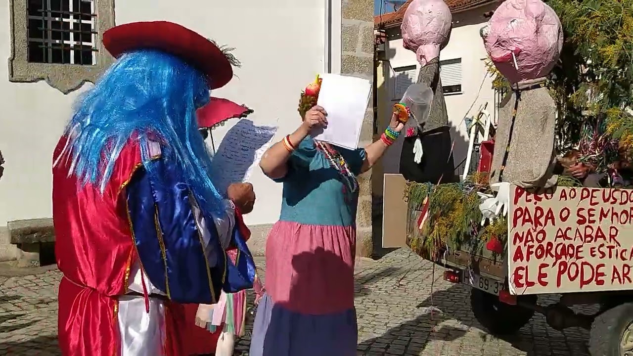 Revivendo o antigo Carnaval de Currelos (Carregal do Sal) - 27fev.2022