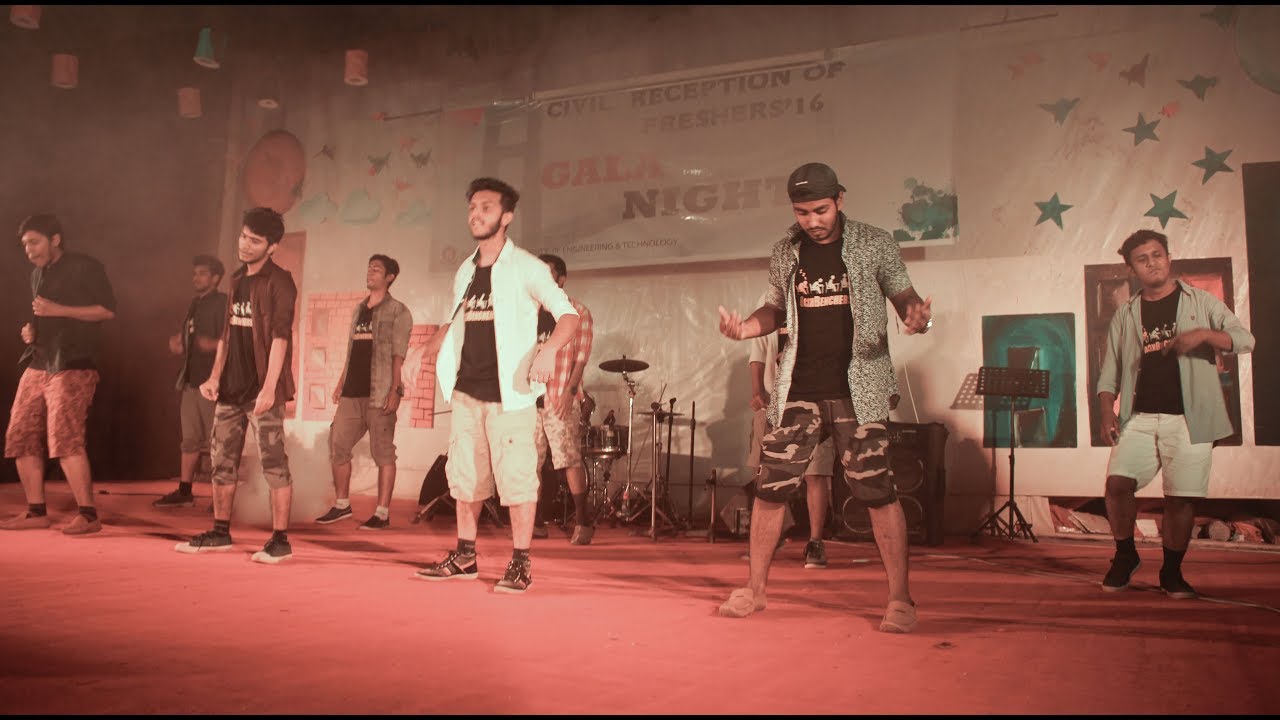 Group Dance|| Mashup song  || CUET Civil Reception of Freshers '16