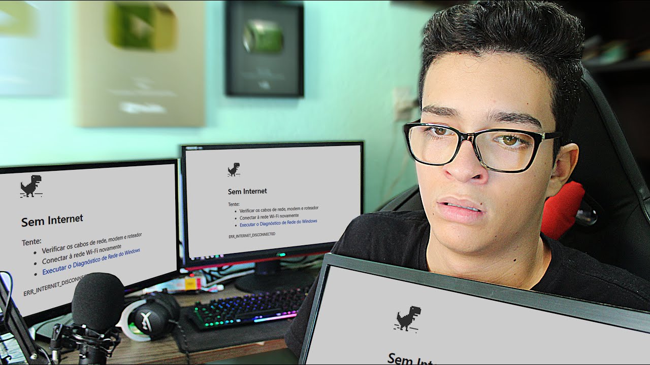 Como é ficar sem internet na QUARENTENA...