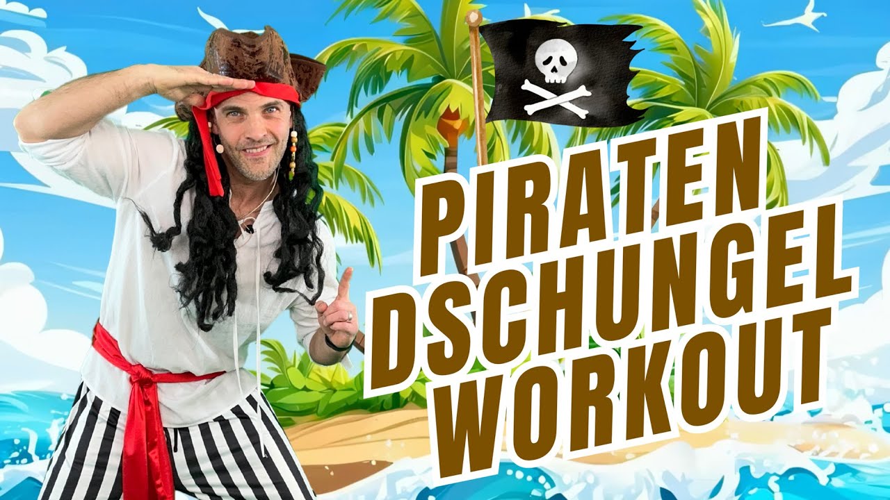 🏴‍☠️🌿 Piraten Dschungel Workout – Spielerischer Kindersport & Fitness-Abenteuer mit Norbert! 🌿🏴‍☠️