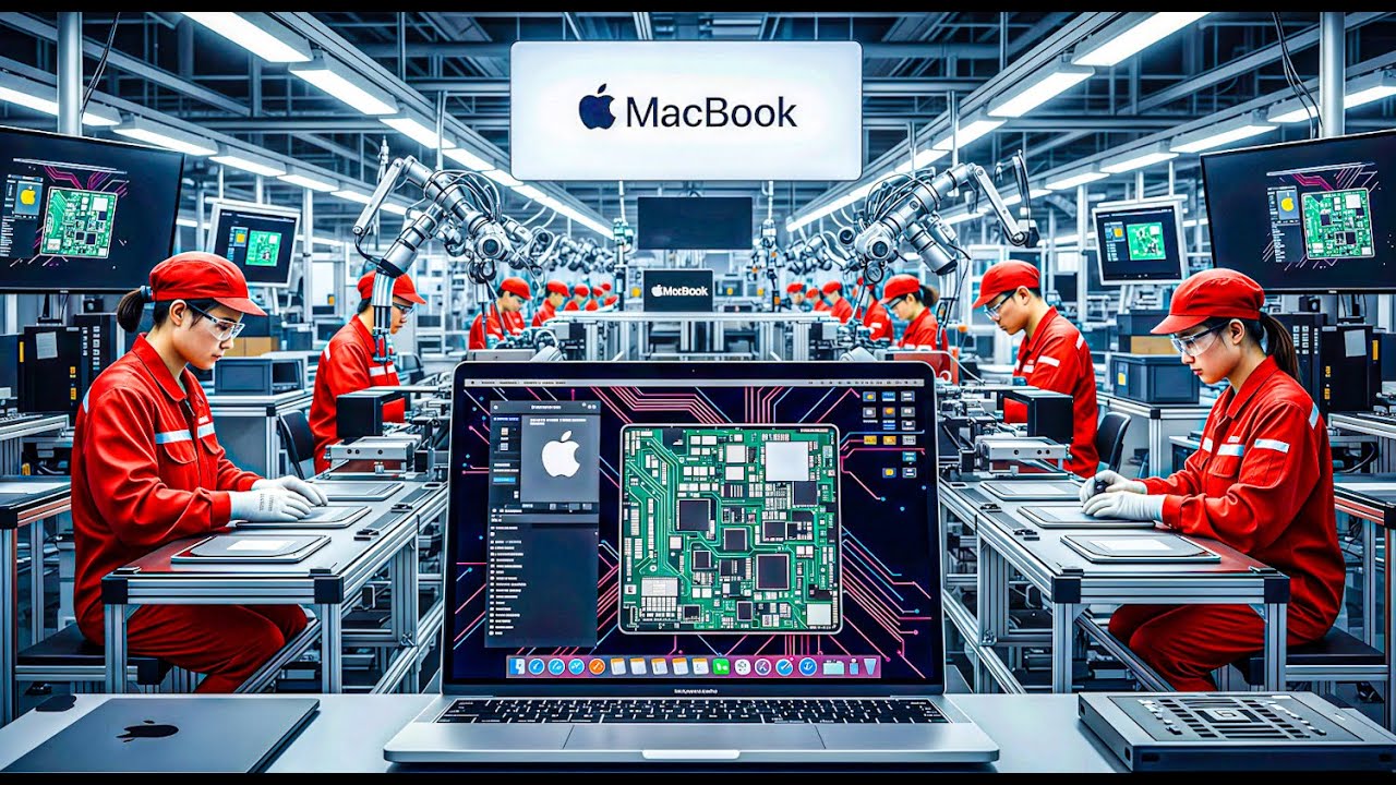 Inside the MacBook M6 Factory – Full Process How Apple Makes a Laptop Feel “Premium”