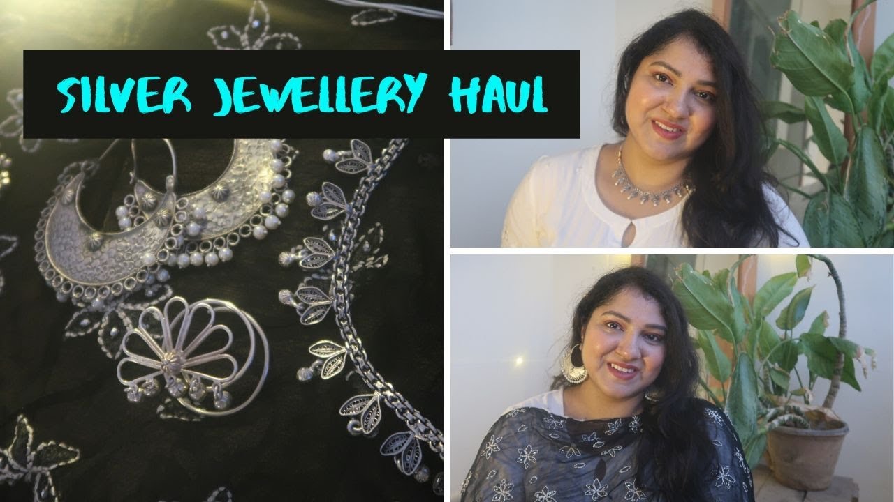 Silver Jewellery Haul | 92.5 Silver Accessories | Priyanka Boppana