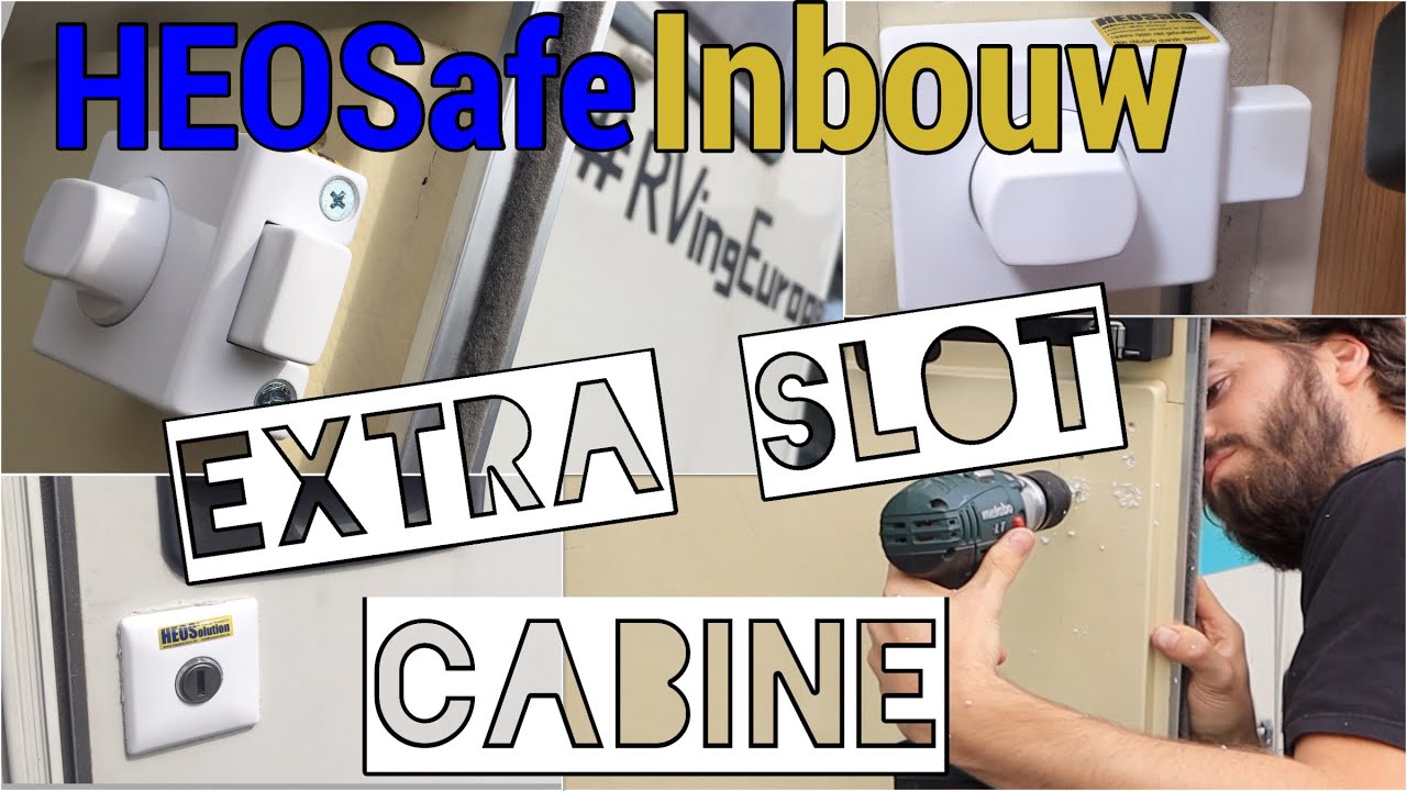 Inbouw HeoSafe 1958 extra slot camper