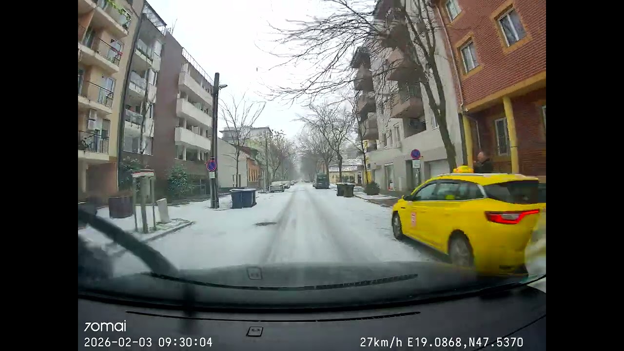 egyirányú utcában szemben