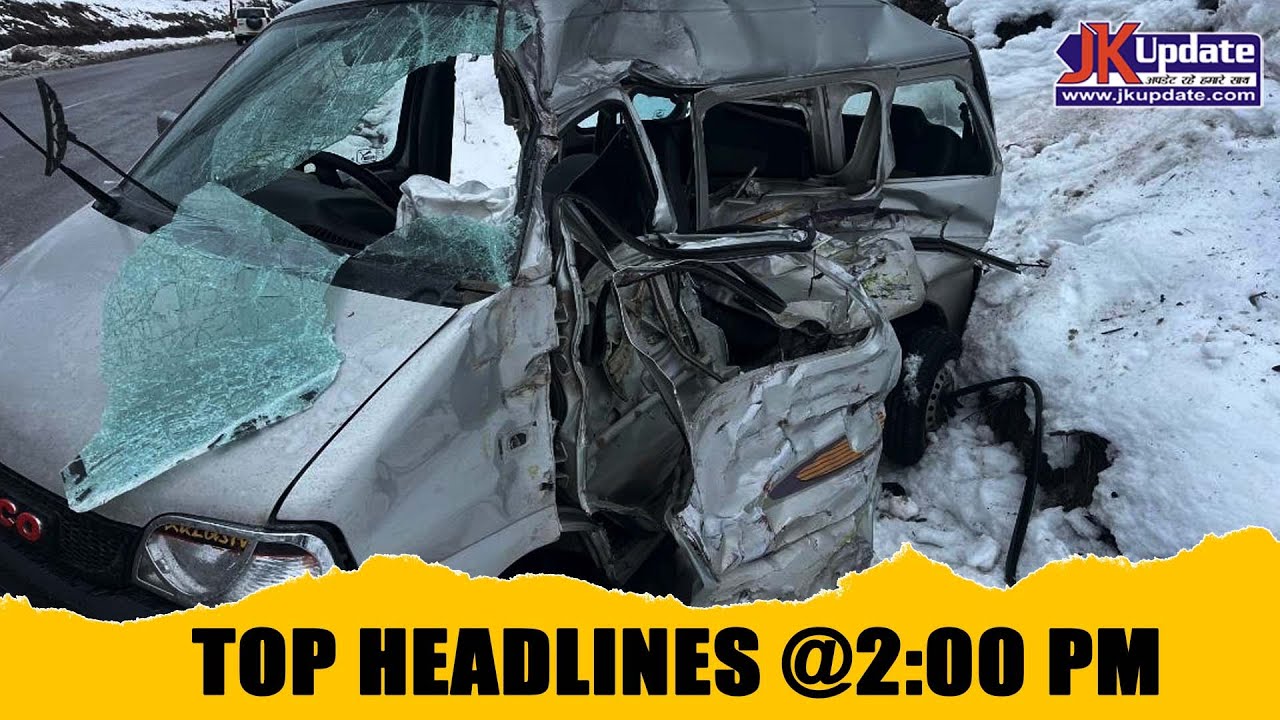 JKupdate Top Headlines @ 2 PM 02 FEB 2026