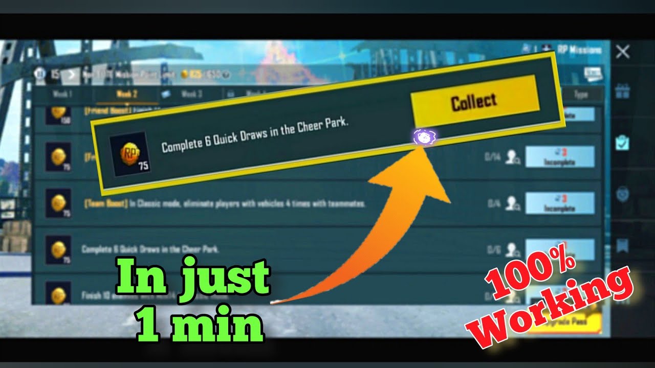 How to complete 6 quick draws in the Cheer park || Quick draws in cheer park keise complete kare
