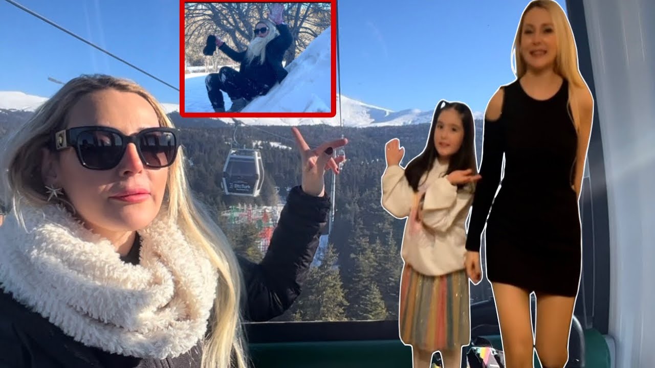 YARIYIL KAR TATİLİ VLOGU ULUDAĞ KAYAK MERKEZİNE GİTTİK❗️Eğlenceli Seyahat Vlogu​ ⁠@Prensesnisaa