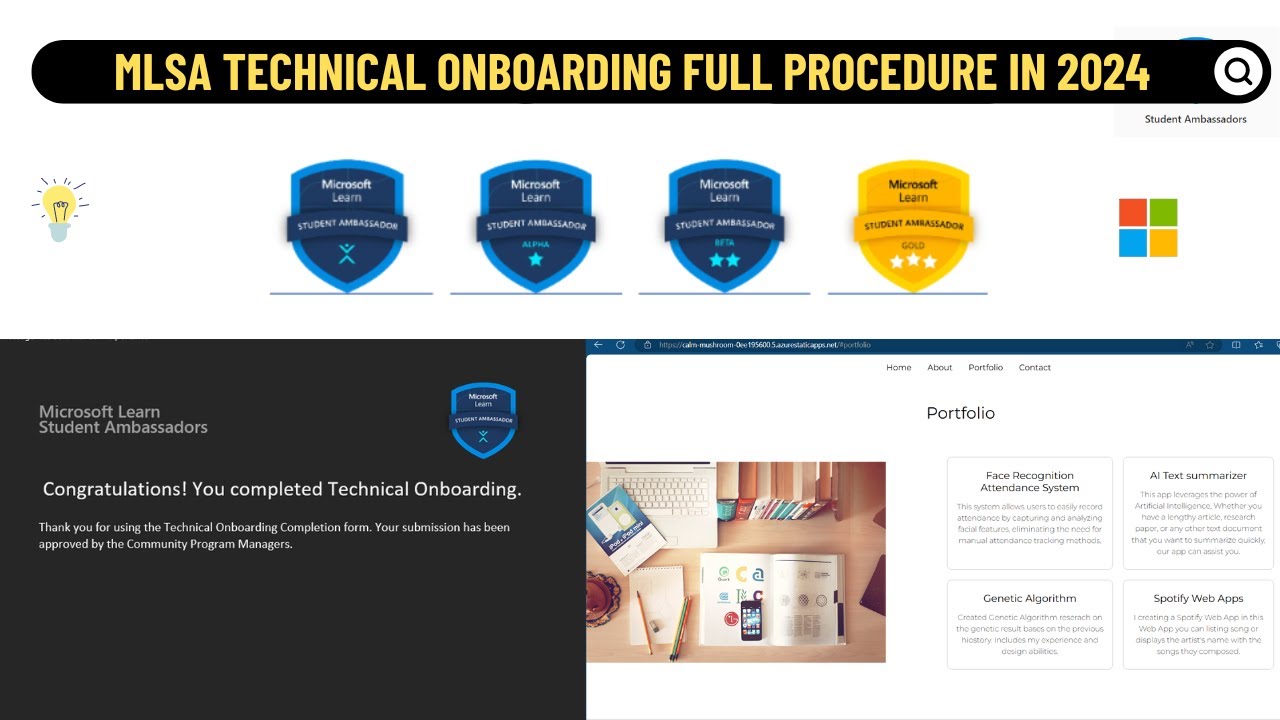 MLSA Technical Onboarding full Step by Step procedure in 2024 | Microsoft Learn Student Ambassador