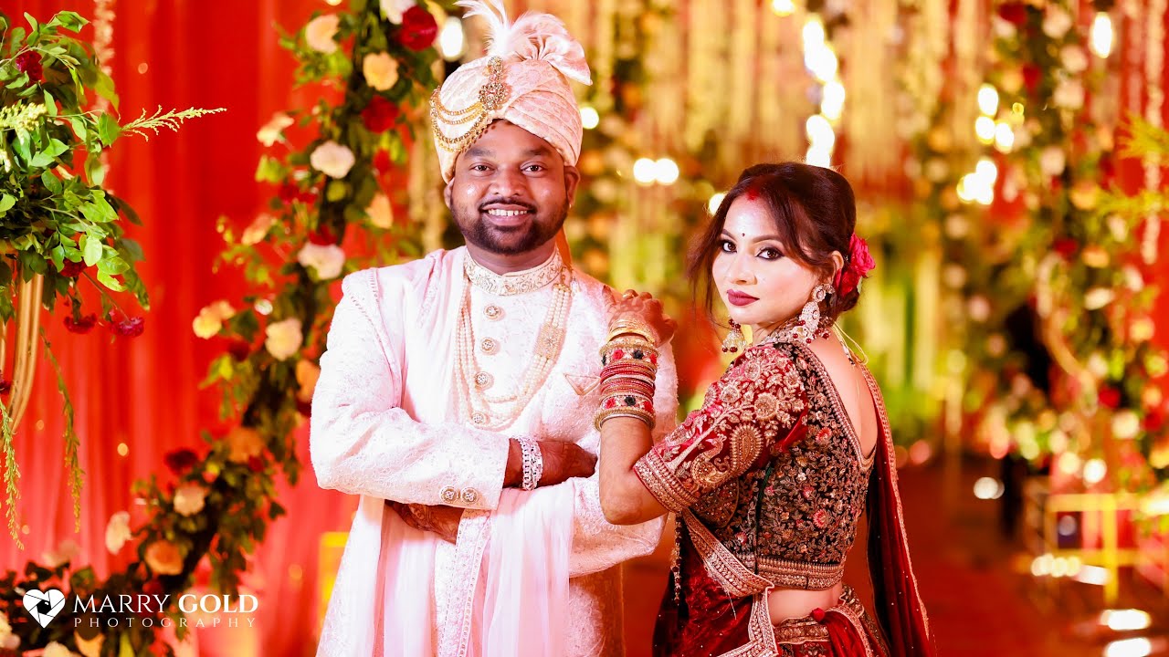 BEST ROMANTIC SANTALI WEDDING || DHARAM & ARTI || MARRY GOLD STUDIOS || JAMSHEDPUR