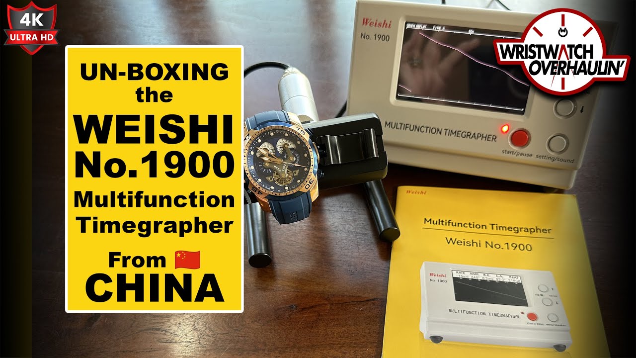 UN-BOXING a Brand New WEISHI 1900 From CHINA 🇨🇳 - Watchmaking Tools 4K