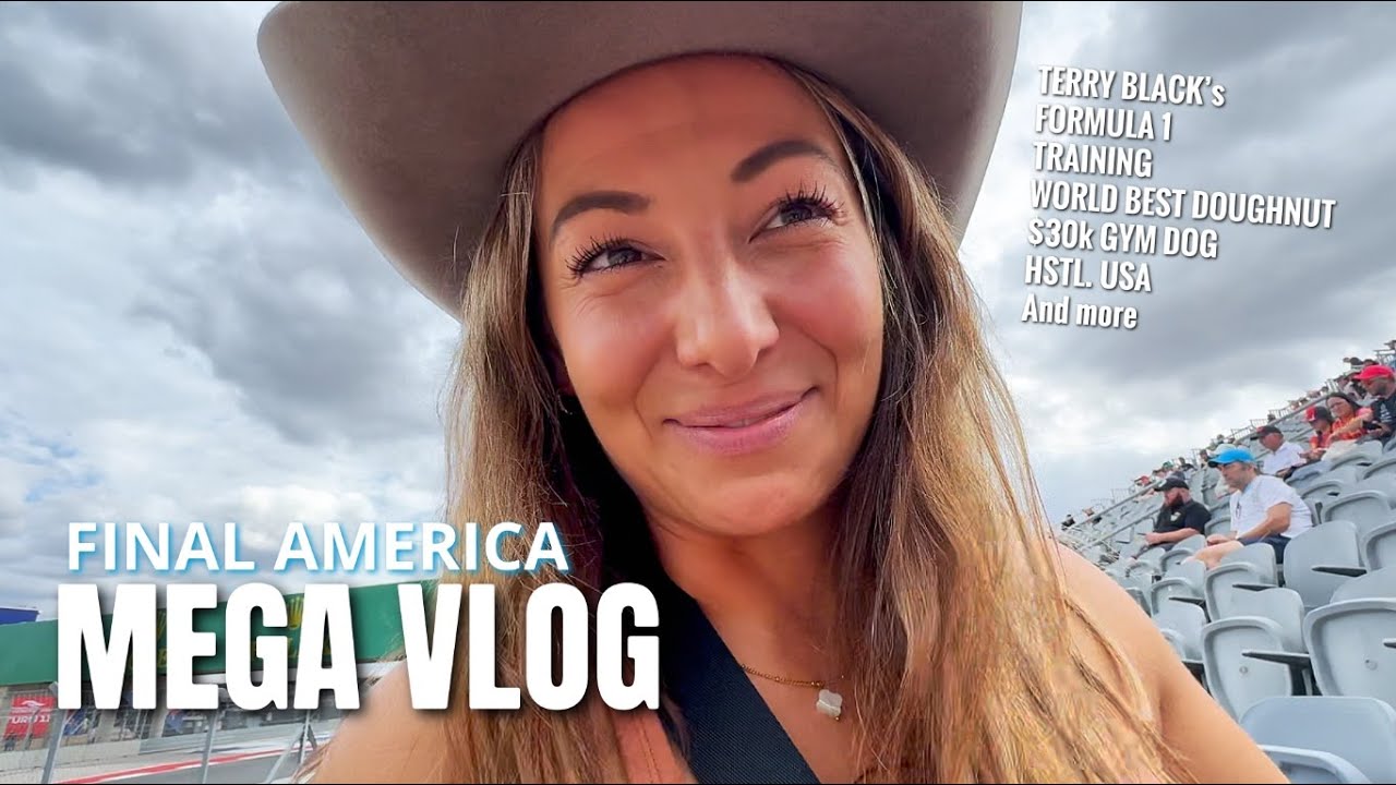 The $30,000 GYM DOG / Terry Blacks BBQ / Austin F1 and more ... America Full Experience Mega Vlog
