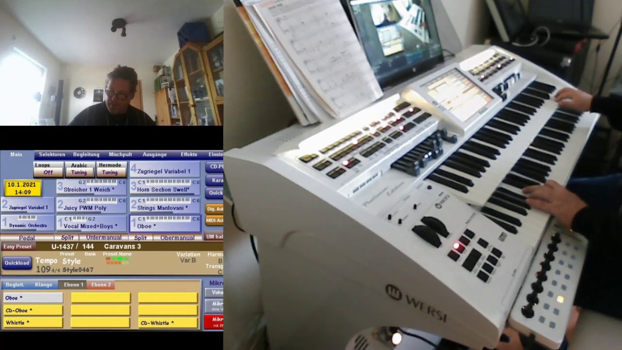 Caravans (Mike Batt) played by Michael Heck on Wersi OAS
