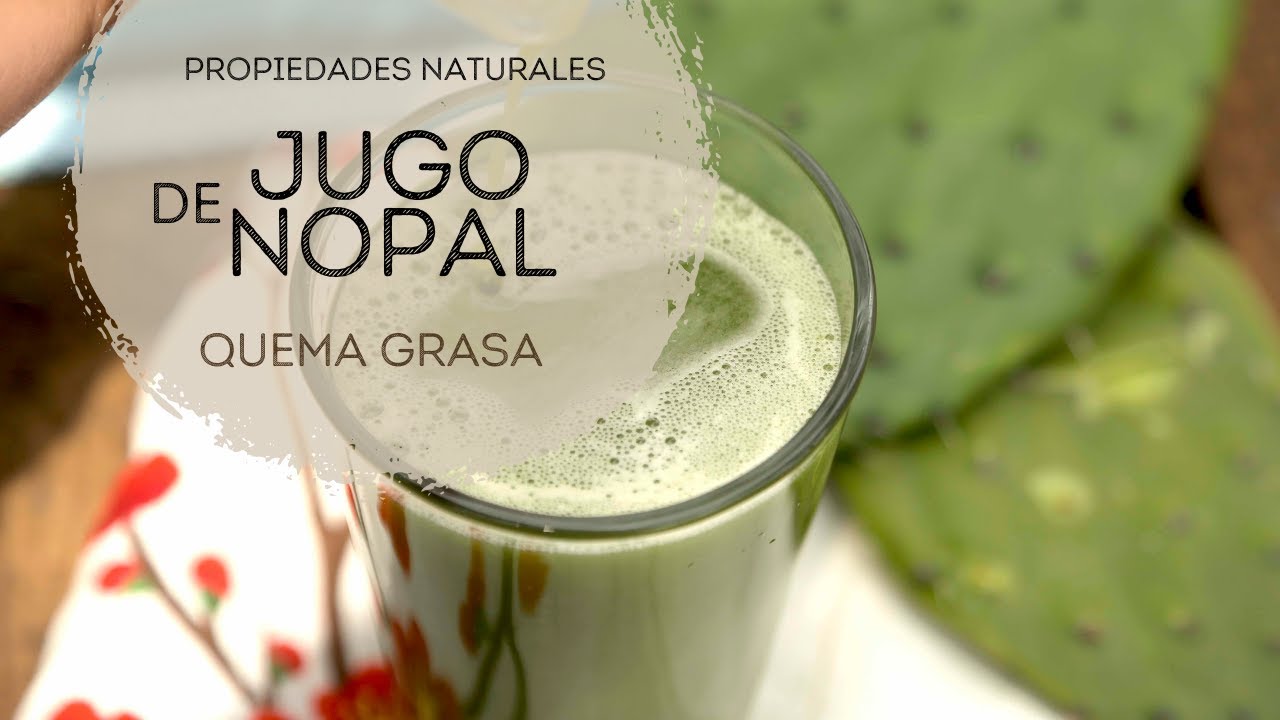 Cómo usar el jugo de nopal para quemar grasa