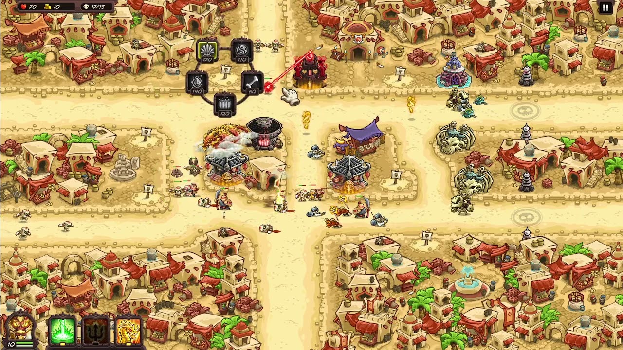 Kingdom Rush Vengeance - Hammerhold Streets (Campaign) (Veteran)