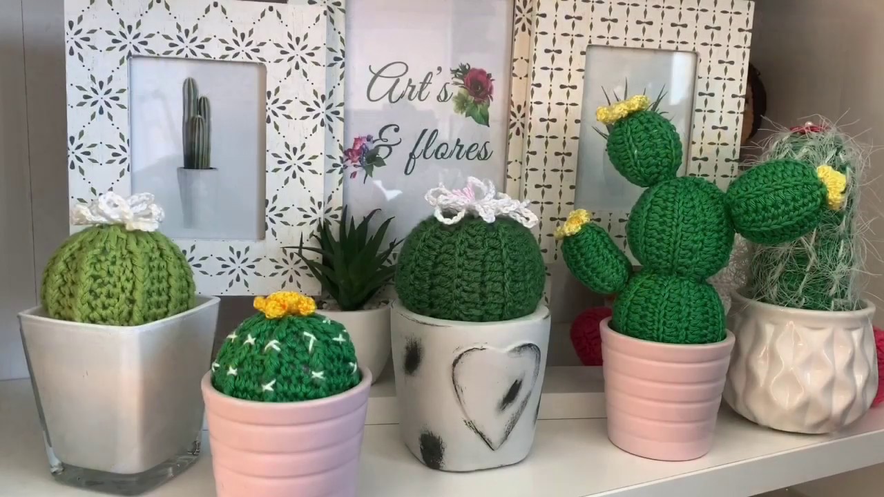 Cacto em amigurumi / Como Fazer Fácil crochê  Pra Iniciantes