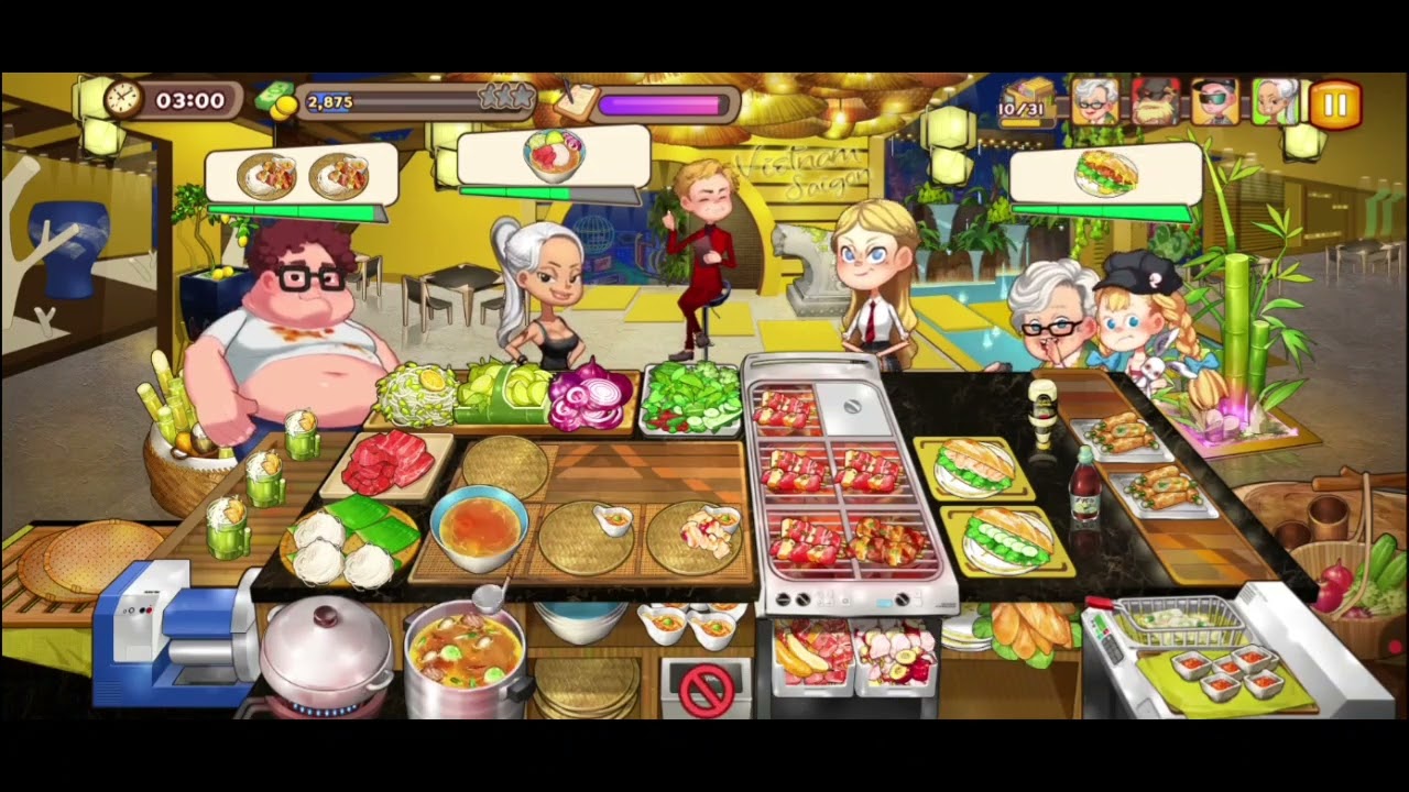 Cooking Adventure - Let's get 3 stars on Vietnamese Restaurant's Master Mode Level 5