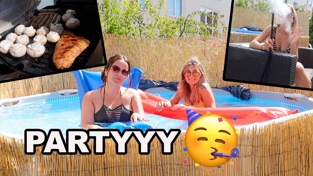 GRILL und POOLPARTY MÄDELSTAG 🥳URLAUBSFEELING im GARTEN  | TBATB