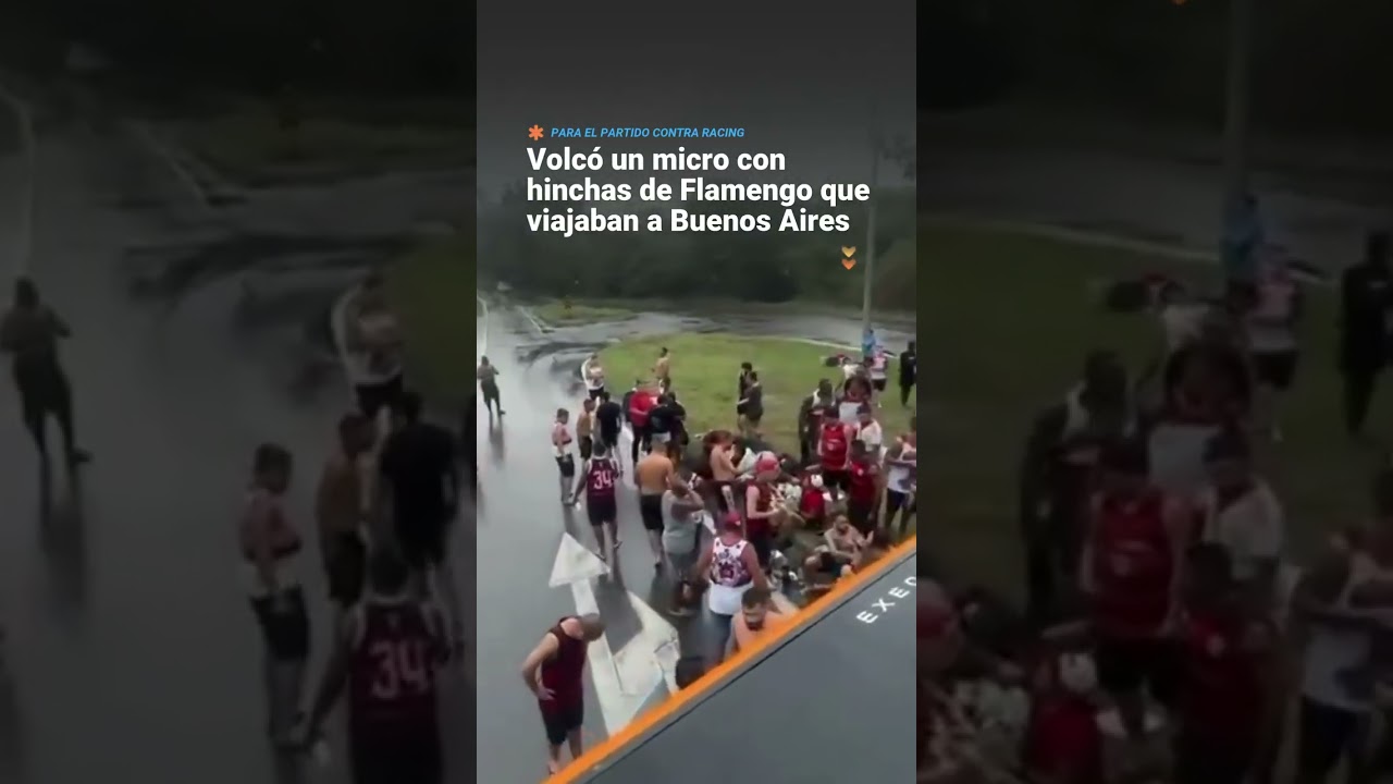 🚨 Accidente en Brasil Un micro con hinchas del Flamengo volc&oacute; este lunes en la autopista Presidente&hellip;