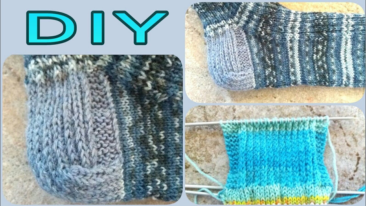 Verstärkung für Sockenferse stricken • DIY  * Julebuergerfee
