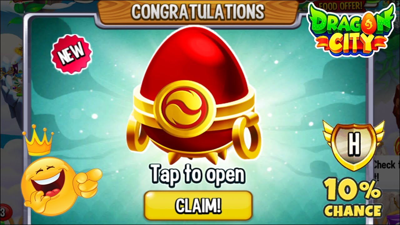 Dragon City - Unlocked x1 KARMA EGG Chest for FREE 2024! 😍
