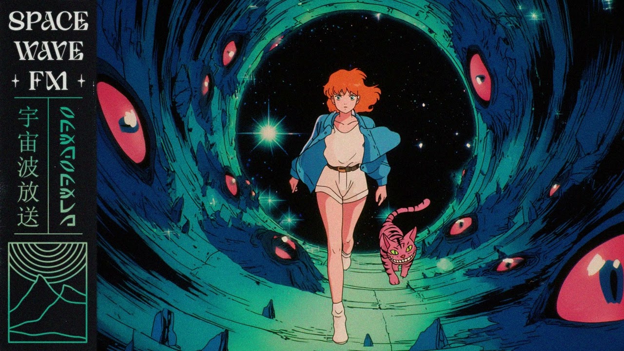 Alice in the Living Wormhole | Synthwave Space Tales