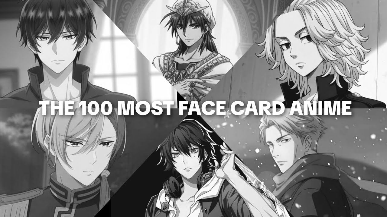 💯 MOST FACE CARD ANIME CHARACTERS 