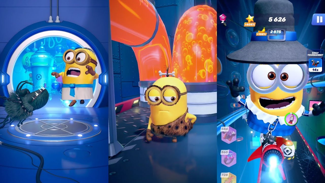 Ancient vs Pilgriminion vs Cro-Minion in Gru Lab | New Minion rush |