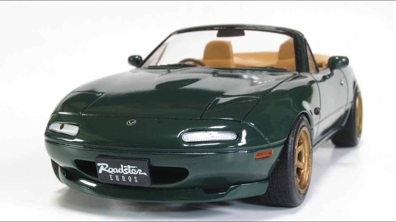 #35　1/24 ユーノス ロードスター 製作記  / TAMIYA EUNOS ROADSTER Building［Eng Sub］
