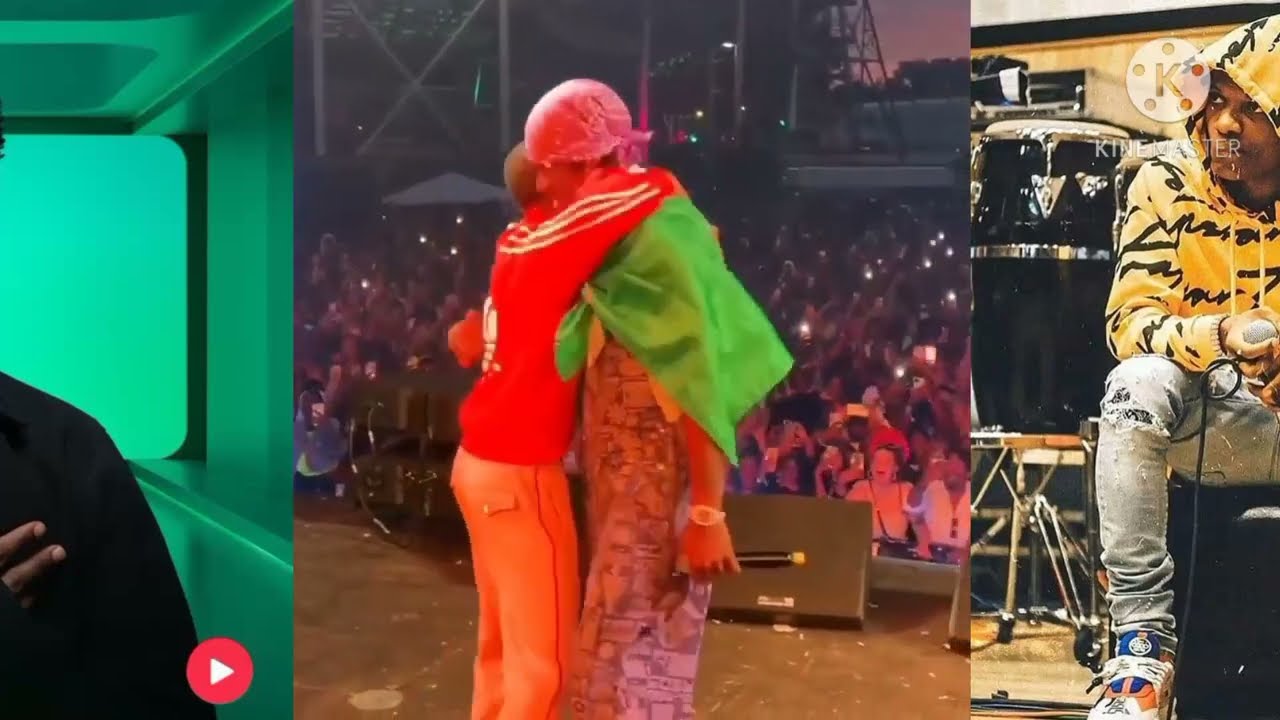 Moment Wizkid Brings Out Rema On The Stage In Netherlands